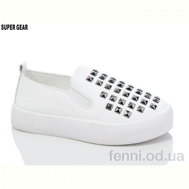 Слипоны Super Gear C729-2 white