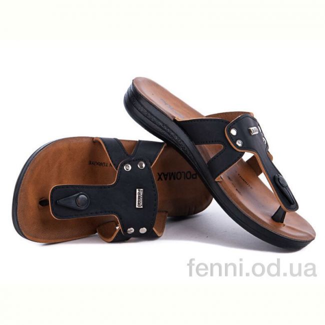 Шлепки Selena 1058 палец черный Шлепки Selena 1058 палец черный