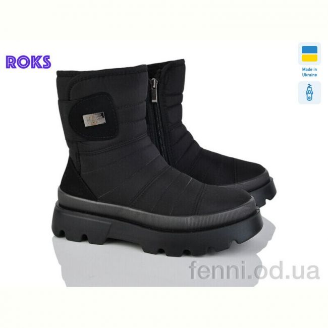 Дутики Roks 5401 чорний