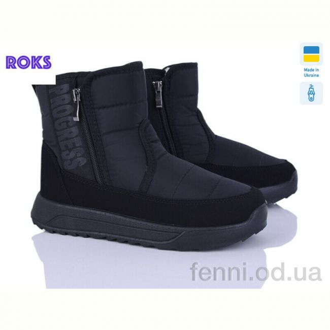 Дутики Roks 3715 чорний Дутики Roks 3715 чорний