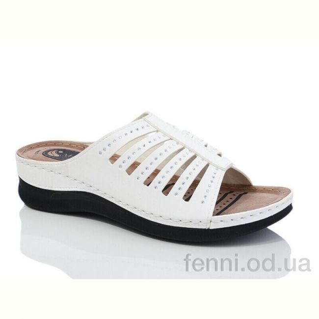 Шлепки Sali-2 201-01 білий Шлепки Sali-2 201-01 білий