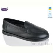 Туфли Garti 408 чорна шкіра