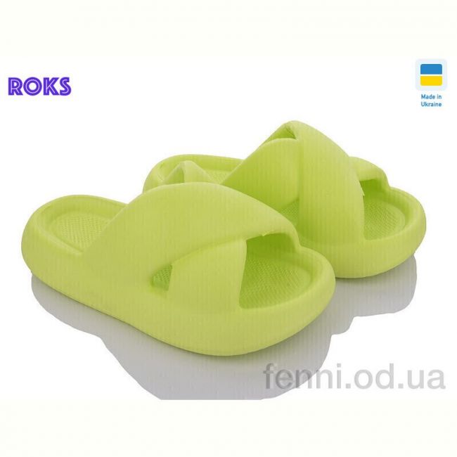 Шлепки Roks Progress 138 салатовий Шлепки Roks Progress 138 салатовий