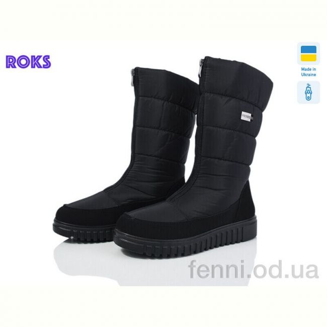 Дутики Roks 4401 чорний